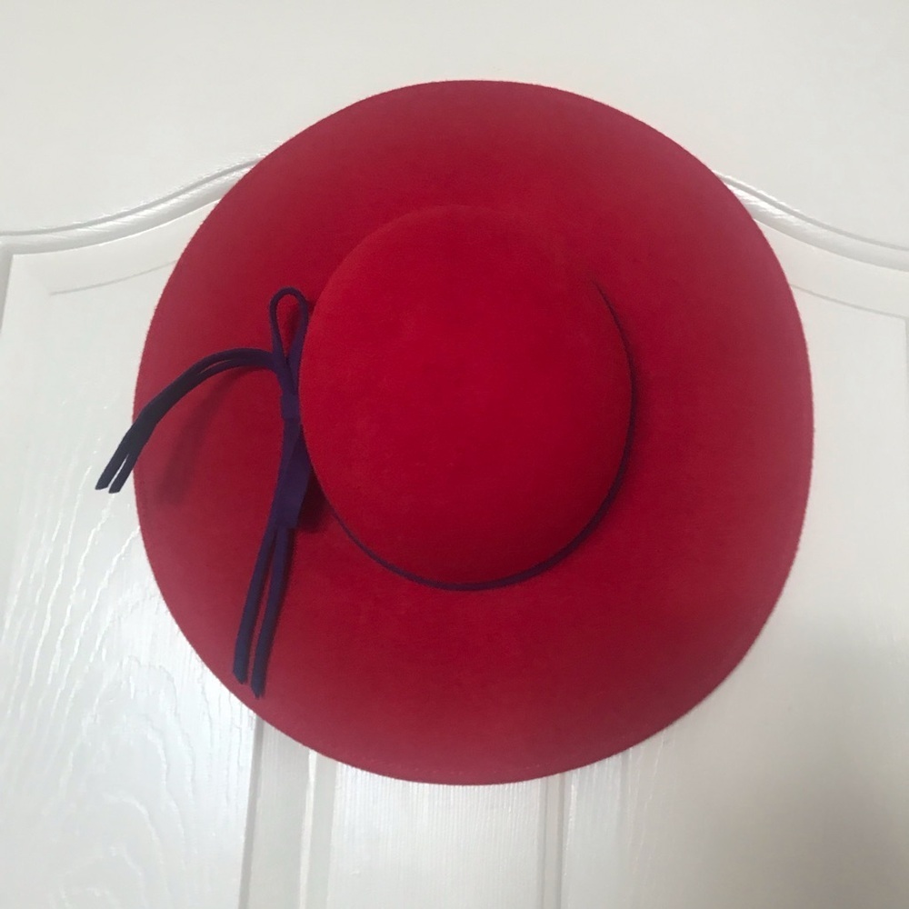 Facinie Felt Red Women's Hat